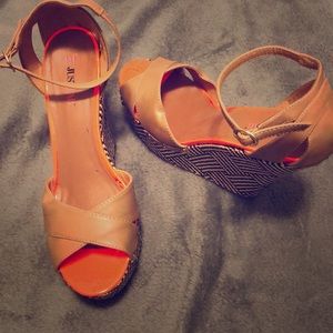 JustFab wedges